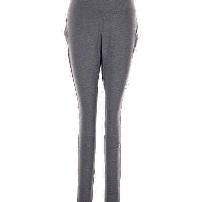 Lands' End Women Gray Leggings S Tall